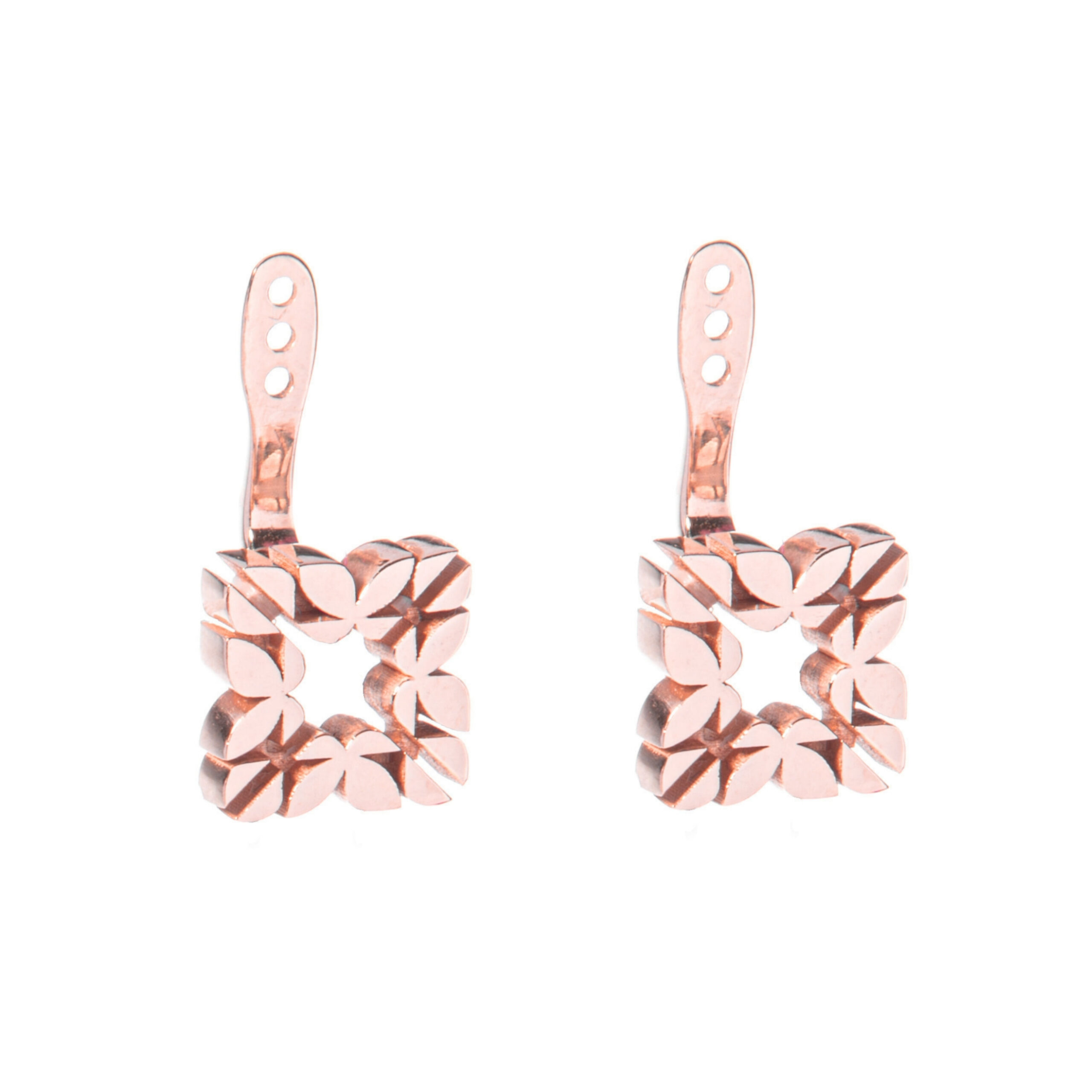 Coppia Monogram Cler in Oro Rosa 9k