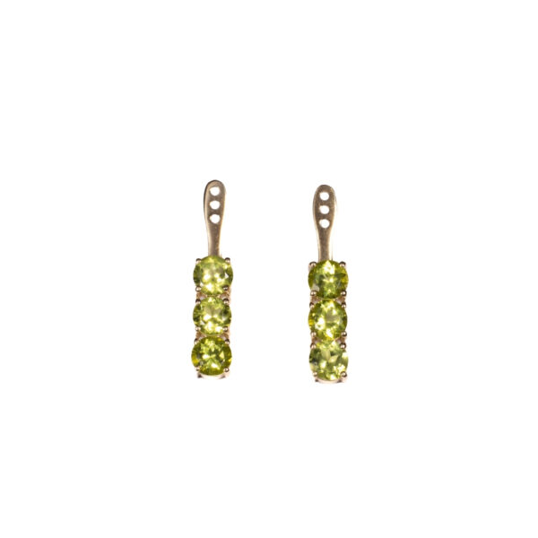 Back Flip in Oro Giallo 9k con Peridoto 3,92 ct