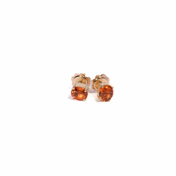 Orecchino a lobo in oro giallo 9k con Zaffiri 1.86ct