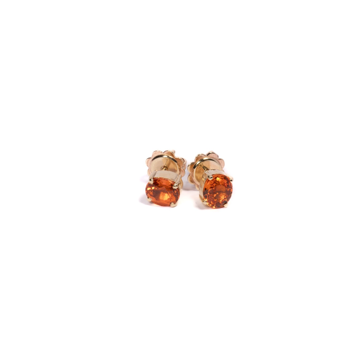 Orecchino a lobo in oro giallo 9k con Zaffiri 1.86ct