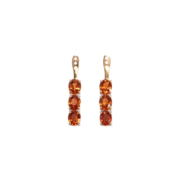 Back Flip in Oro Giallo 9k con Zaffiri 4,8ct
