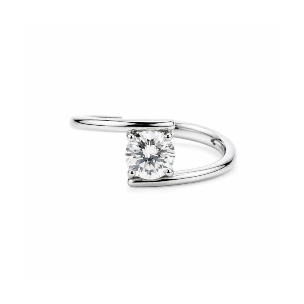 Anello in Platino con Diamante 1ct