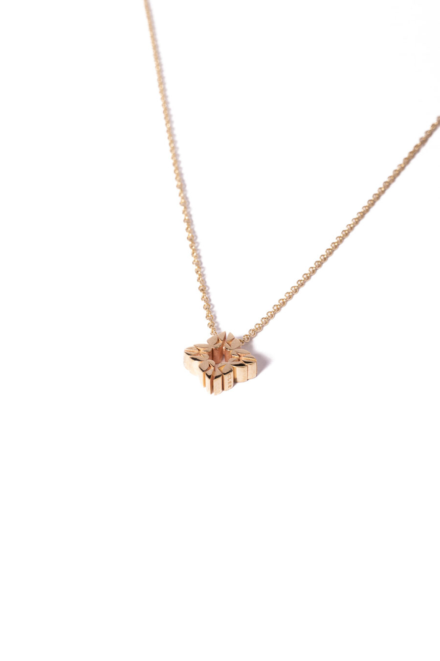 Collana Monogram Cler in Oro Rosa 9k - immagine 2