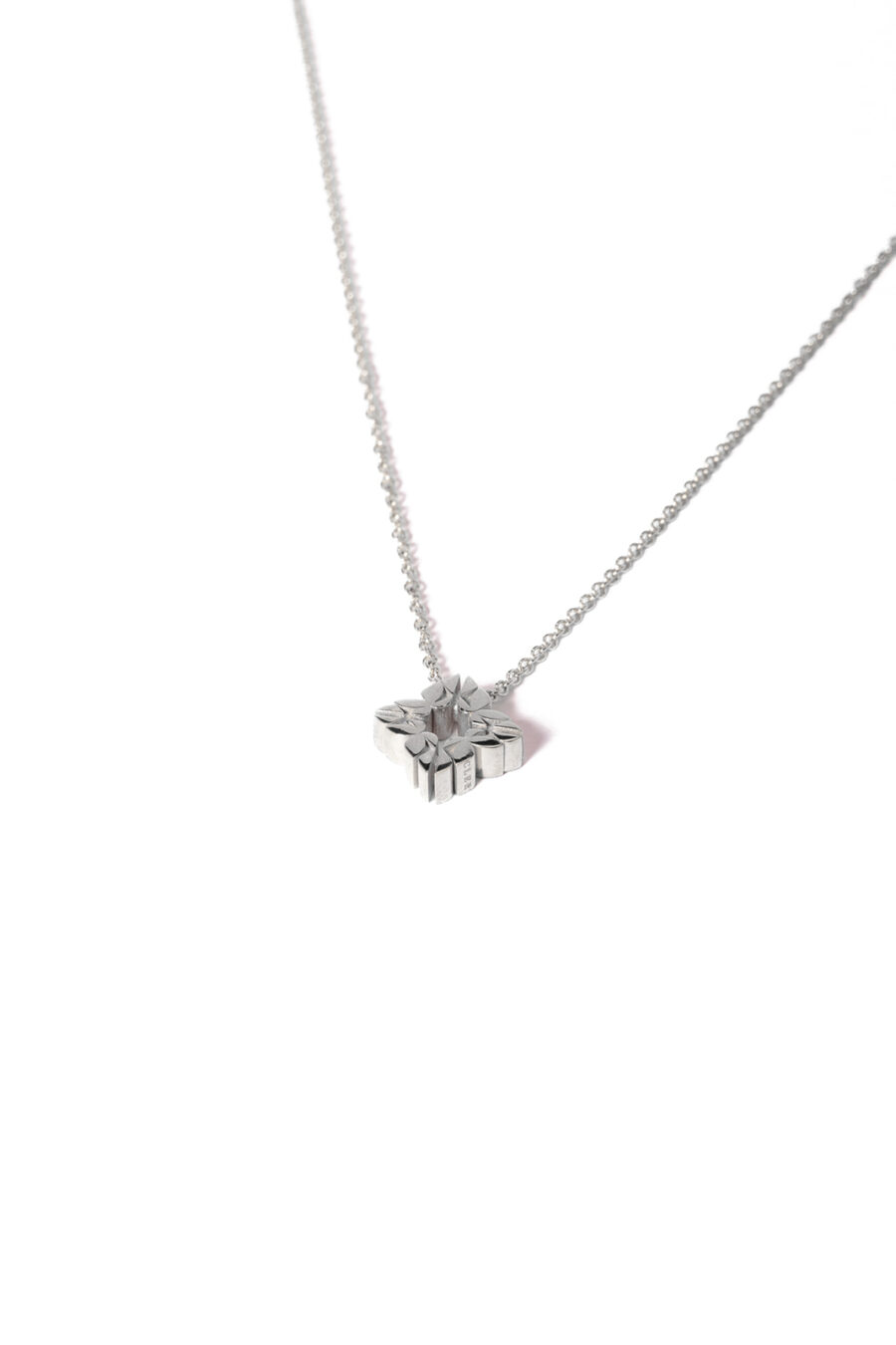 Collana Monogram Cler in Oro Bianco 9k - immagine 2