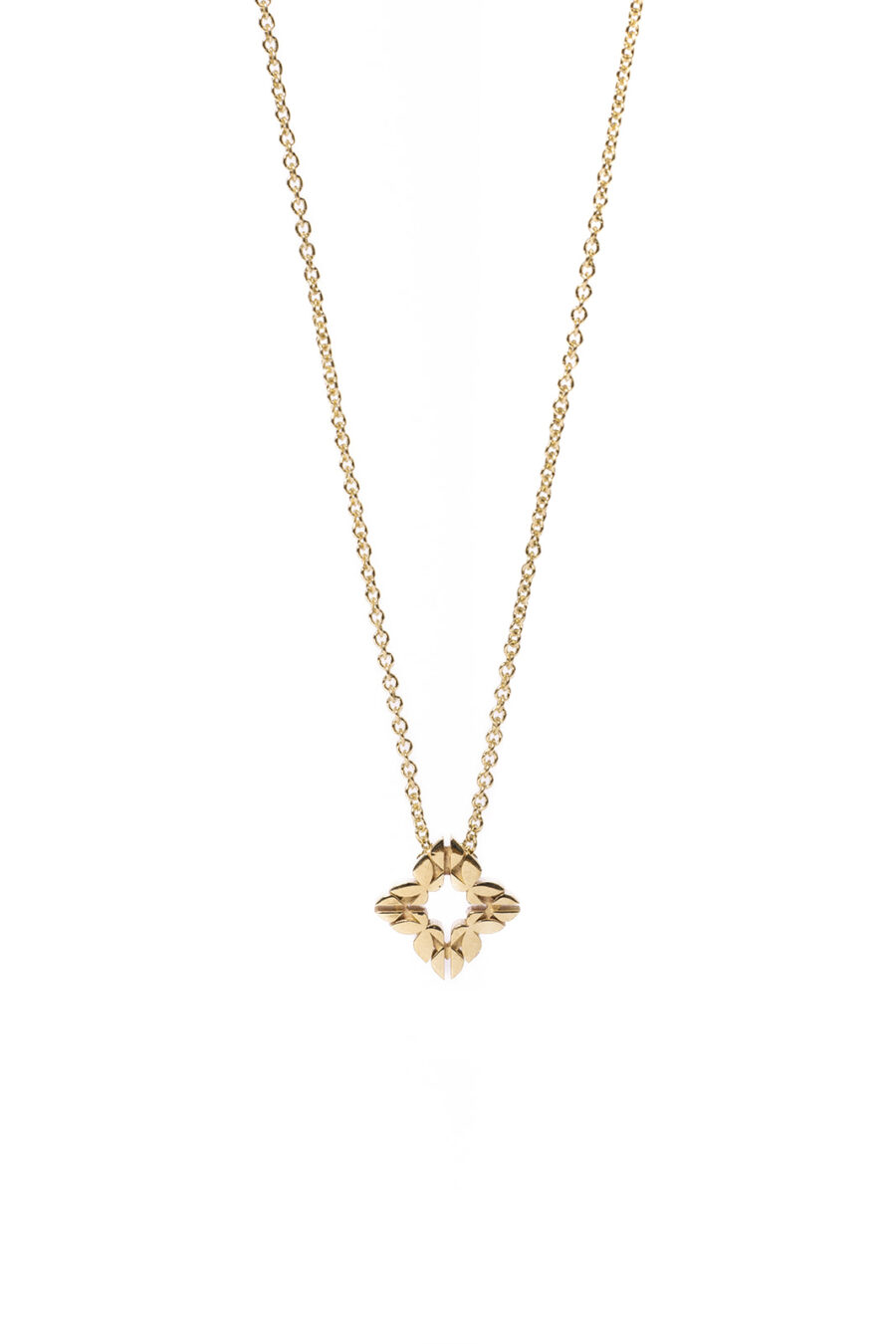 Collana Monogram Cler in Oro Giallo 9k