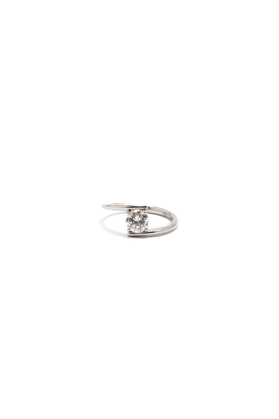 Anello in Platino con Diamante 1ct