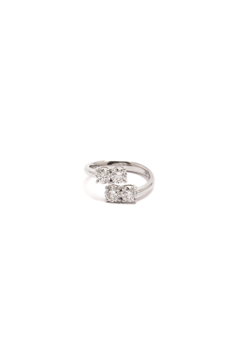 Anello in Platino con Diamanti 1,66ct