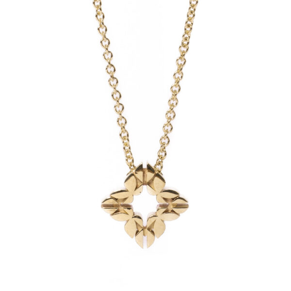Collana Monogram Cler in Oro Giallo 9k