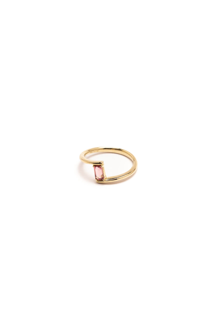 Anello Eterna in Oro Giallo 9k con Tormalina 0,4ct - immagine 2