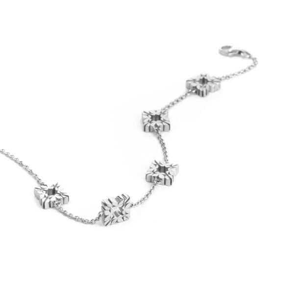 Bracciale Monogram Cler in Oro Bianco 9k