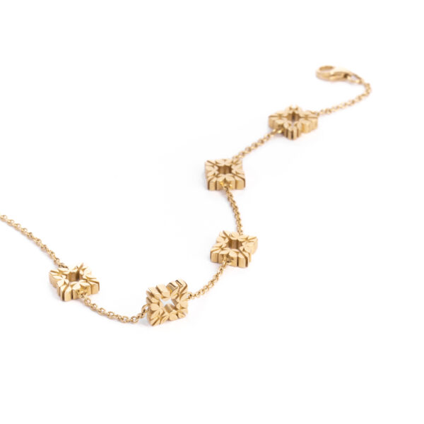 Bracciale Monogram Cler in Oro Giallo 9k