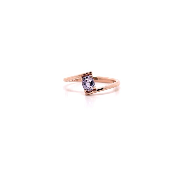 Anello Eterna in Oro Rosa 9k con Zaffiro 0,66ct