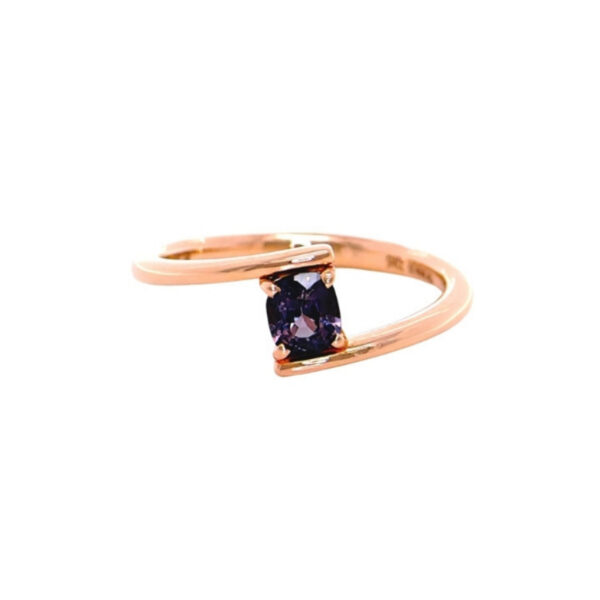 Anello Eterna in Oro Rosa 9k con Spinello 0,53ct