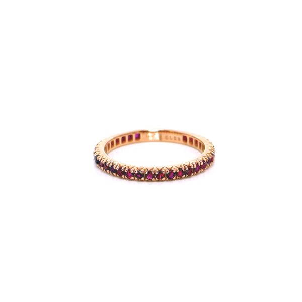 Vera in Oro Rosa 18K con Rubini 0,66ct