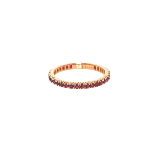 Vera in Oro Rosa 18K con Rubini 0,66ct