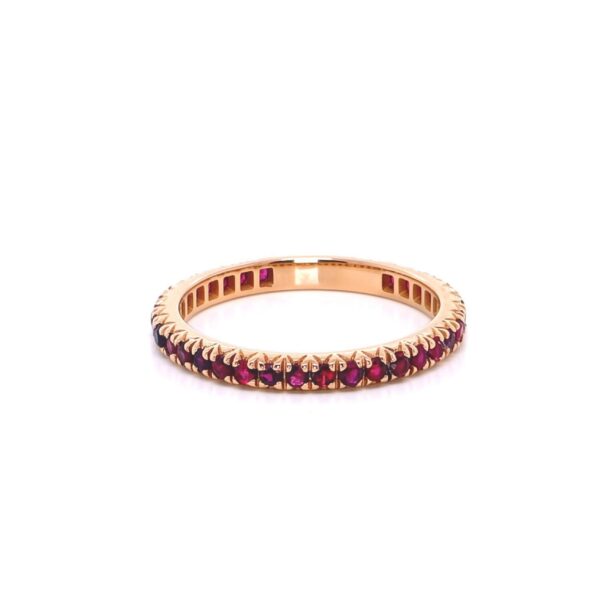 Vera in Oro Rosa 18K con Rubini 0,68ct