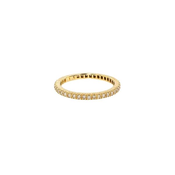 Vera in Oro Giallo 18K con Diamanti Champagne 0,52ct