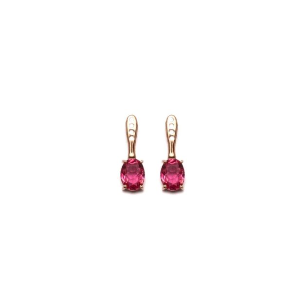Back Flip in Oro Rosa 9k con Tormalina 3,12ct