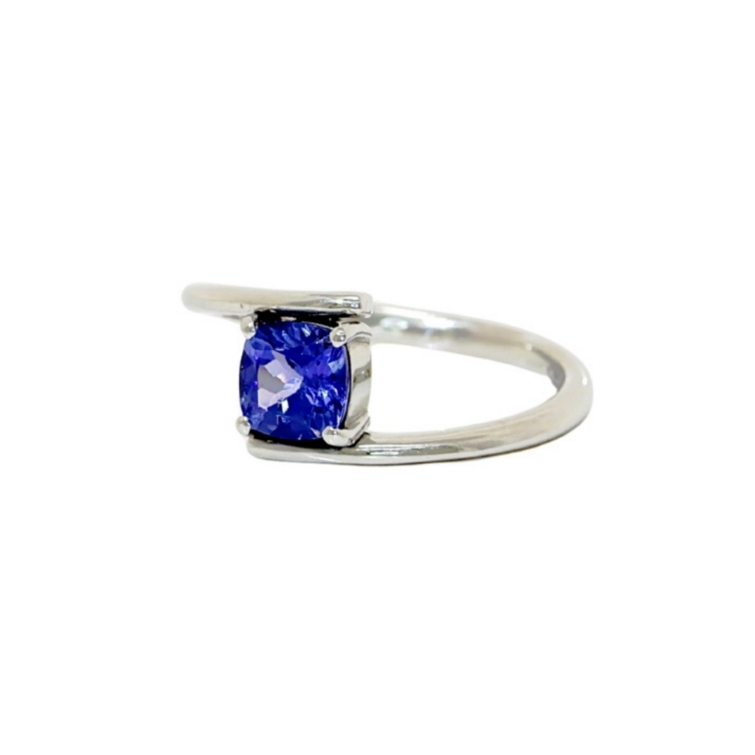 Anello Eterna in Platino con Tanzanite 1ct - immagine 2