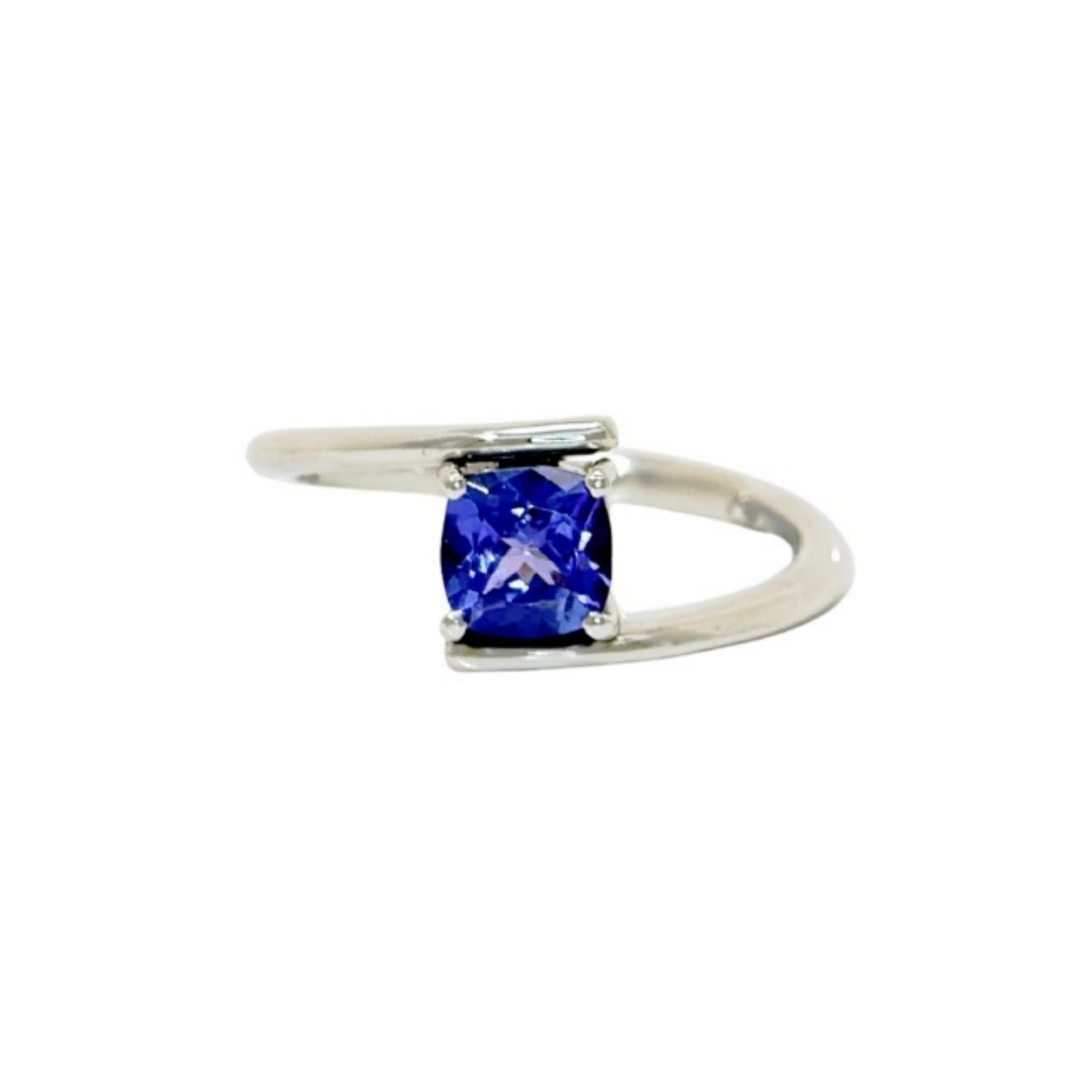 Anello Eterna in Platino con Tanzanite 1ct