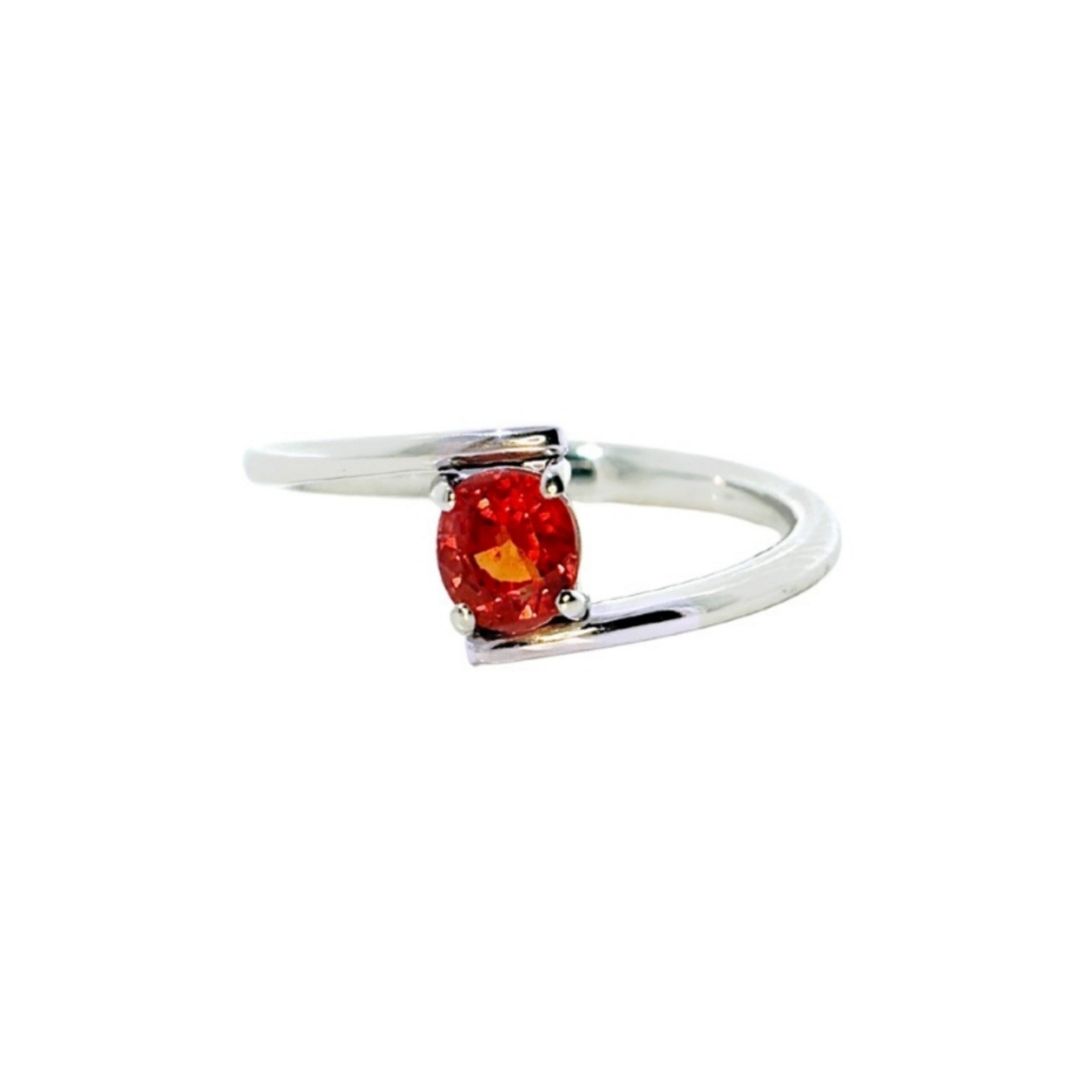 Anello Eterna in Platino con Rubino 0,82ct