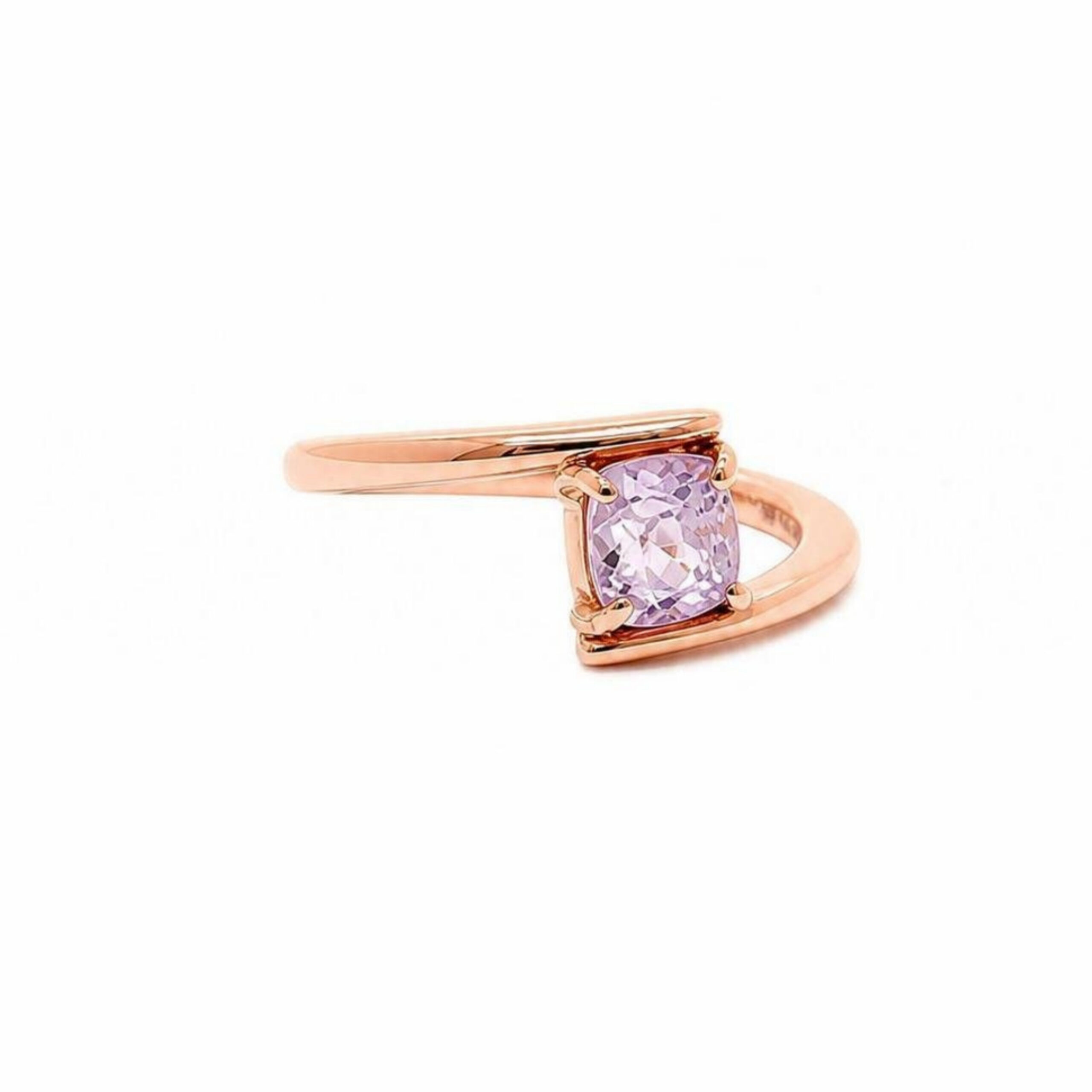 Anello Eterna in Oro Rosa 9k con Spinello 1,37ct - immagine 2