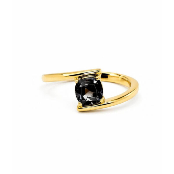Anello Eterna in Oro Giallo 9k con Spinello 1,17ct