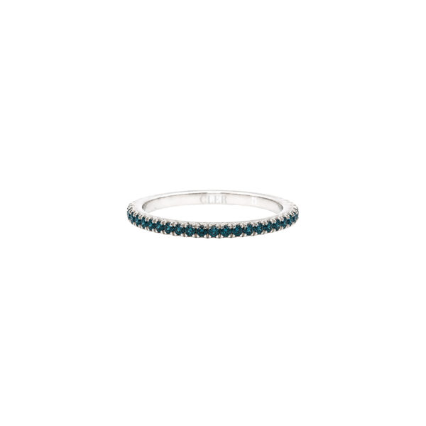 Vera in Platino con Diamanti blu 0,49ct