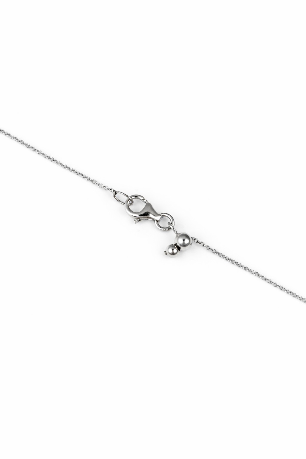 Collana in Oro Bianco 9k con Topazio 0,71 ct - immagine 2