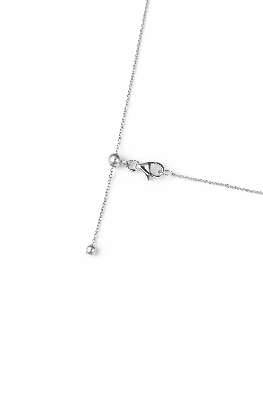 Collana in Oro Bianco 9k con Topazio 0,71 ct - immagine 3
