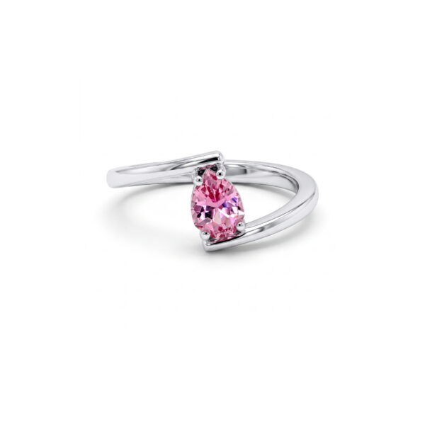 Anello Eterna in Oro Bianco 9k con Tormalina 0,63ct
