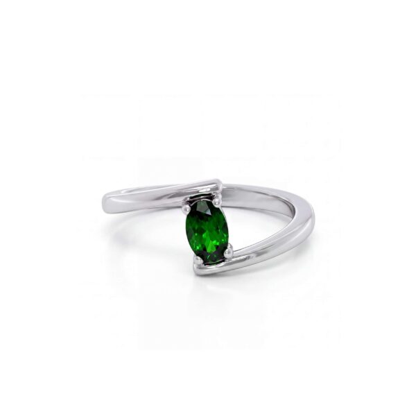 Anello Eterna in Platino con Tsavorite 0,56ct